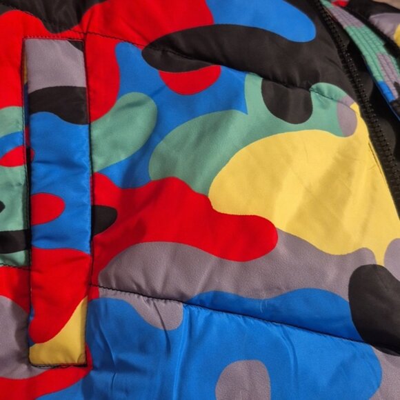 ZIAI Women's Colorful Camouflage Puffer Jacket - 10 - Picture 6 of 11